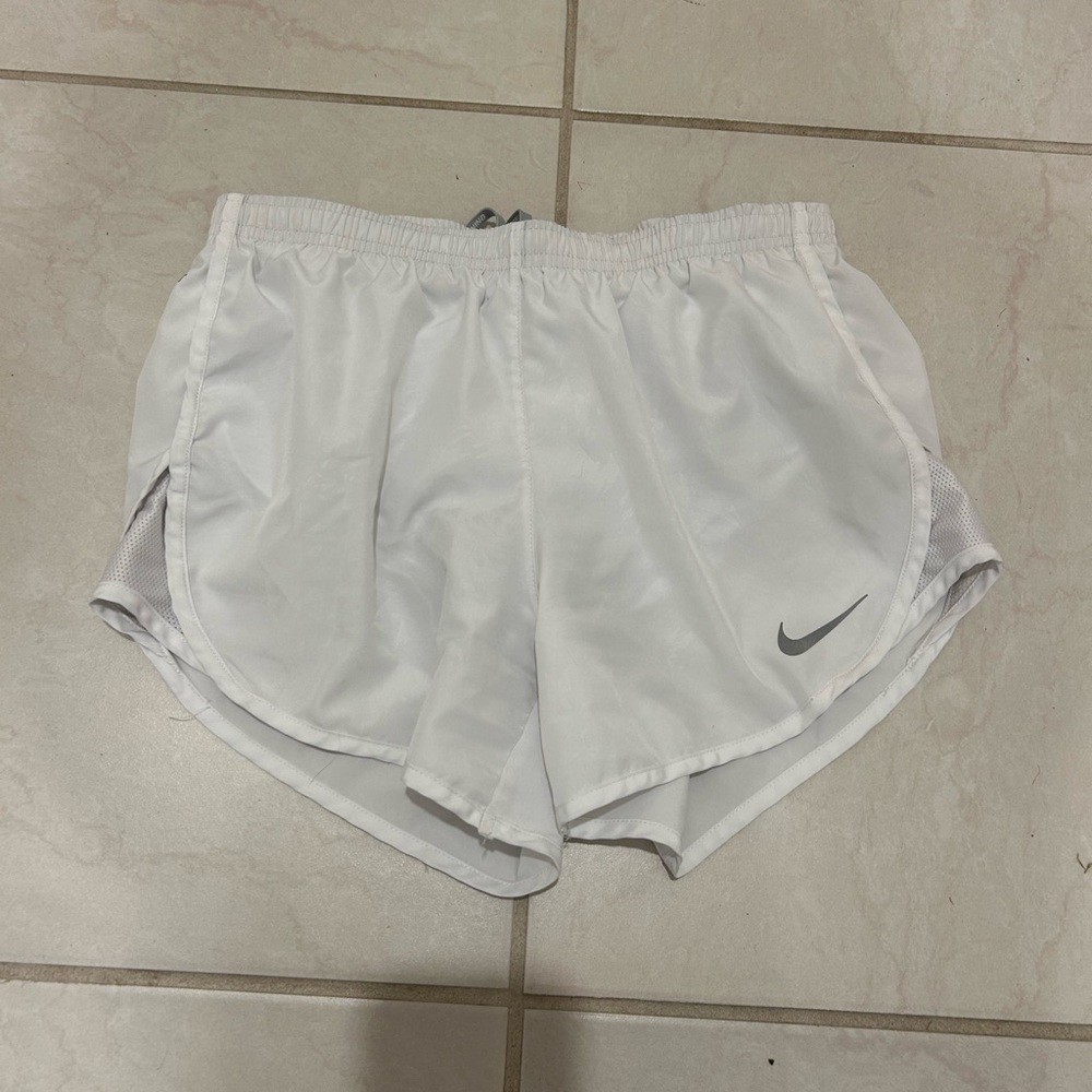 Nike Women's White Running Shorts (with netting inside)